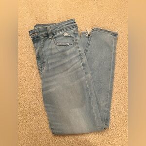 American Eagle Outfitters Light Wash Blue High-Rise Skinny Jeans